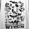 Season of the Witch Familiars Women's White Crop Tee - 2 of 3