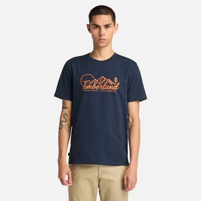 Timberland Men's Mountain Logo Short-Sleeve T-Shirt