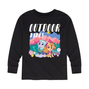 Boys' - Paw Patrol - Outdoor Vibes Long Sleeve Graphic T-Shirt - 1 of 4