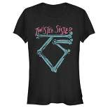 Junior's Twisted Sister Neon Logo T-Shirt