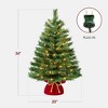 Best Choice Products 36in Pre-Lit Tabletop Spruce Artificial Christmas Tree Decor w/ 60 Warm White Incandescent Lights - 2 of 4