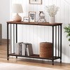 GustoWave 41.5'' Narrow Console Table, 2-Tier Wood Accent Sofa Table Furniture for Entryway, Living Room, Hallway, Easy Assembly - 4 of 4