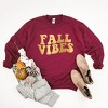 Simply Sage Market Women's Graphic Sweatshirt Fall Vibes Retro Puff Print - 3 of 4