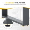 Aoodor Aluminum Outdoor Coffee Table 39.3" L x 22.9" W x 16.1" H - All-Weather Coffee Side Table - 4 of 4