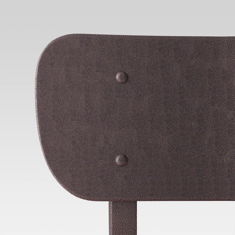 Dakota Swivel Wood Seat Barstool with Adjustable Legs Metal - Threshold&#8482;, 6 of 8