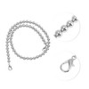Unique Bargains Faux Pearl Handbag Strap Silver Tone 1 Pc - 3 of 4