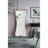 VYNXARIA 28*1.5*60" Poppy Mirror with Gold Metal Frame Contemporary Design Wall Decor for Bathroom, Entryway - 3 of 4