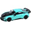 BMW i8 Liberty Walk Peppermint Green with Black Hood "LB Performance" Series 1/64 Diecast Model Car by Paragon - 2 of 3
