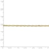 Black Bow Jewelry 1.7mm, 10k Yellow Gold, Singapore Chain Anklet or Bracelet - 4 of 4