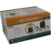 OZCO 56607 Laredo Sunset 4x4 Decorative Post Base Kit - Black Powder Coated Steel (1 Pack) : Ozco Building Products - 2 of 3