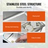 VEVOR Stainless Steel Utility Sink, Free Standing Single Bowl Commercial Kitchen Sink Set w/Workbench, for Garage, Restaurant, Laundry - 4 of 4