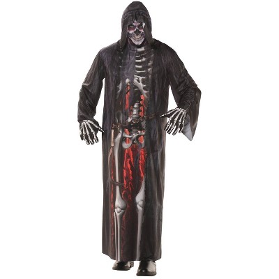 Adult Grim Reaper Photo Real Robe Halloween Costume One Size