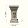 SEVOBAL 12"Garden Column Retro Ancient Greek Style Roman Column Decoration Weddings Dining Tables Indoor Patio Party Festival, White, 6.3"*6.3"*11.8" - 3 of 4