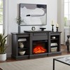 XIYUYEU Modern Media TV Stand with Large Storage Shelves,Entertainment Console Tabe for TV - 2 of 4