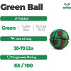 Goughnut Green Rubber Interactive Dog Ball - 2 of 4