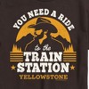 Men's - Yellowstone - You Need A Ride To The Train Station Short Sleeve Graphic T-Shirt - 2 of 4