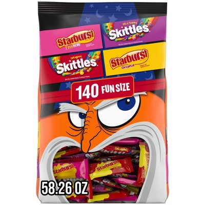 Mars - Skittles Starburst Halloween Variety Bag - 58.26oz/140ct