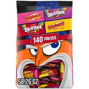 Mars - Skittles Starburst Halloween Variety Bag - 58.26oz/140ct - 1 of 4