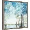 Amanti Art Step into Dream (Trees and Lake) by Eva Watts Canvas Wall Art Print Framed 16 x 16-in. - 3 of 4