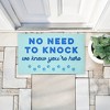 Stupell Industries We Know You're Here Printed Outdoor Door Mat, design by Lil' Rue, 18"x30" - 4 of 4