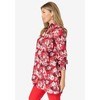 Roaman's Women's Plus Size Tulip Hem Blouse - 4 of 4