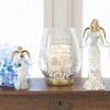 Pavilion Gift Company - Love - 7.75" Hurricane - Candle Holders - 4 of 4