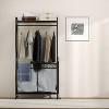 Heavy Duty Freestanding Garment Rack with 8 Adjustable Wire Shelves & 5 Clothes Rails, Portable Adjustable Closet Organizer Wardrobe Clothes Rack - 4 of 4