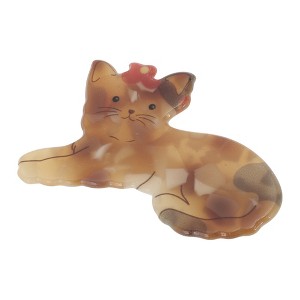 Unique Bargains Lovely Cartoon Hair Clips Brown 1 Pc - 1 of 4