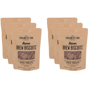 Portland Pet Food Company All Natural Bacon Biscuits - Case of 6 - 5 oz - 1 of 2