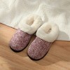 Roxoni Kid's Girl Memory Foam Comfort Plush Fleece Lined House Slipper - 3 of 4