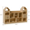 Kids Bookcase and Toy Storage Cabinet, Children Bookshelf, Playroom Furniture - 2 of 4