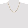 Black Bow Jewelry 2.75mm 14k Yellow Gold, Solid Diamond Cut Rope Chain Necklace - 2 of 4