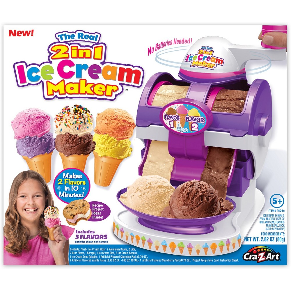 UPC 884920180666 product image for Cra-Z-Art The Real 2 in 1 Ice Cream Maker | upcitemdb.com