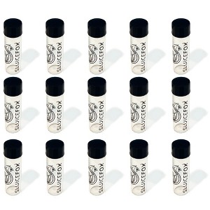 Sluice Fox Glass Vial for gold panning kits (15 pack); 2 inch glass water tight vial for storing gold nuggets, flake and fines - 1 of 4