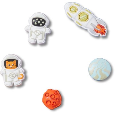 Crocs Jibbitz Cats & Astronauts Space Shoe Charms 5pk