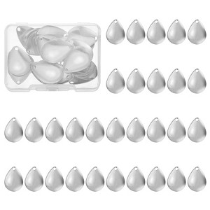 Unique Bargains Metal Curved Fishing Spinner Baits with Plastic Storage Box 40 Pcs - 1 of 4