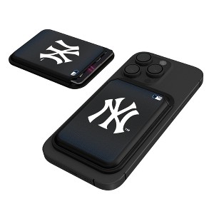 Keyscaper MLB American League Teams Linen Black Magnetic Credit Card Wallet - 1 of 3