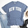 Simply Sage Market Varsity New York Garment Dyed Tee - 3 of 4