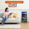 Ca'Lefort Beverage Refrigerator Cooler,95-121 Can Freestanding Beverage Fridge,with Glass Door for Home/Bar/Office - 2 of 4