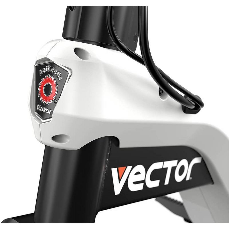 Razor Vector Step Over Electric Scooter - White, 5 of 11