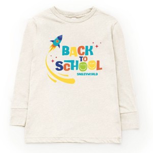 The Juniper Shop SmileyWorld Back To School Rocket Youth Long Sleeve Tee - 1 of 4