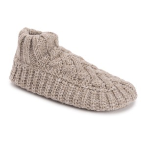 MUK LUKS Women's Sweater Cuff Bootie - 1 of 4