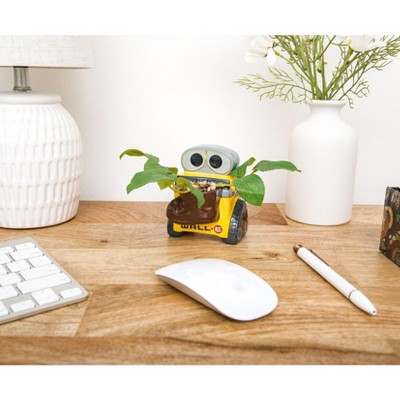 Pixar WALL-E Inspired 4" Ceramic Mini Planter with Faux Succulent