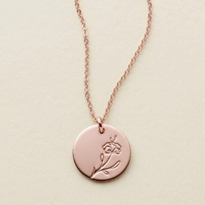 Made By Mary | February Birth Flower Necklace - 1 of 4