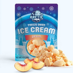 Arctic Farms Freeze Dried Ice Cream That Does Not Melt (Bits) (Peach) - 1 of 4