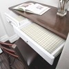 Smart Design Set of 6 12"x10ft Bonded Grip Shelf Liner Khaki Plaid: Non-Adhesive Drawer & Shelf Liners, Classic Pattern - 3 of 4