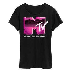 Women's - MTV - Retro Gamer Logo Short Sleeve Graphic T-Shirt - 1 of 4