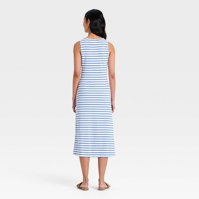 Women’s Tie-Front Twist Midi Dress – A New Day