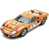 1966 Ford GT-40 MK II RHD (Right hand Drive) #5 Gold 24H of Le Mans 1/18 Diecast Model Car by Shelby Collectibles - 2 of 3