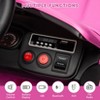 Electric Ride-On Car for Kids,12V 4.5AH, Dual Drive, Speed 1.2-2.2 Mph, Bluetooth Connectivity, LED, Ages 3+ - 3 of 4